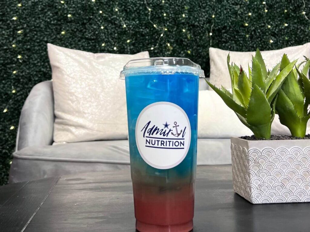 colorful drink from Admiral nutrition